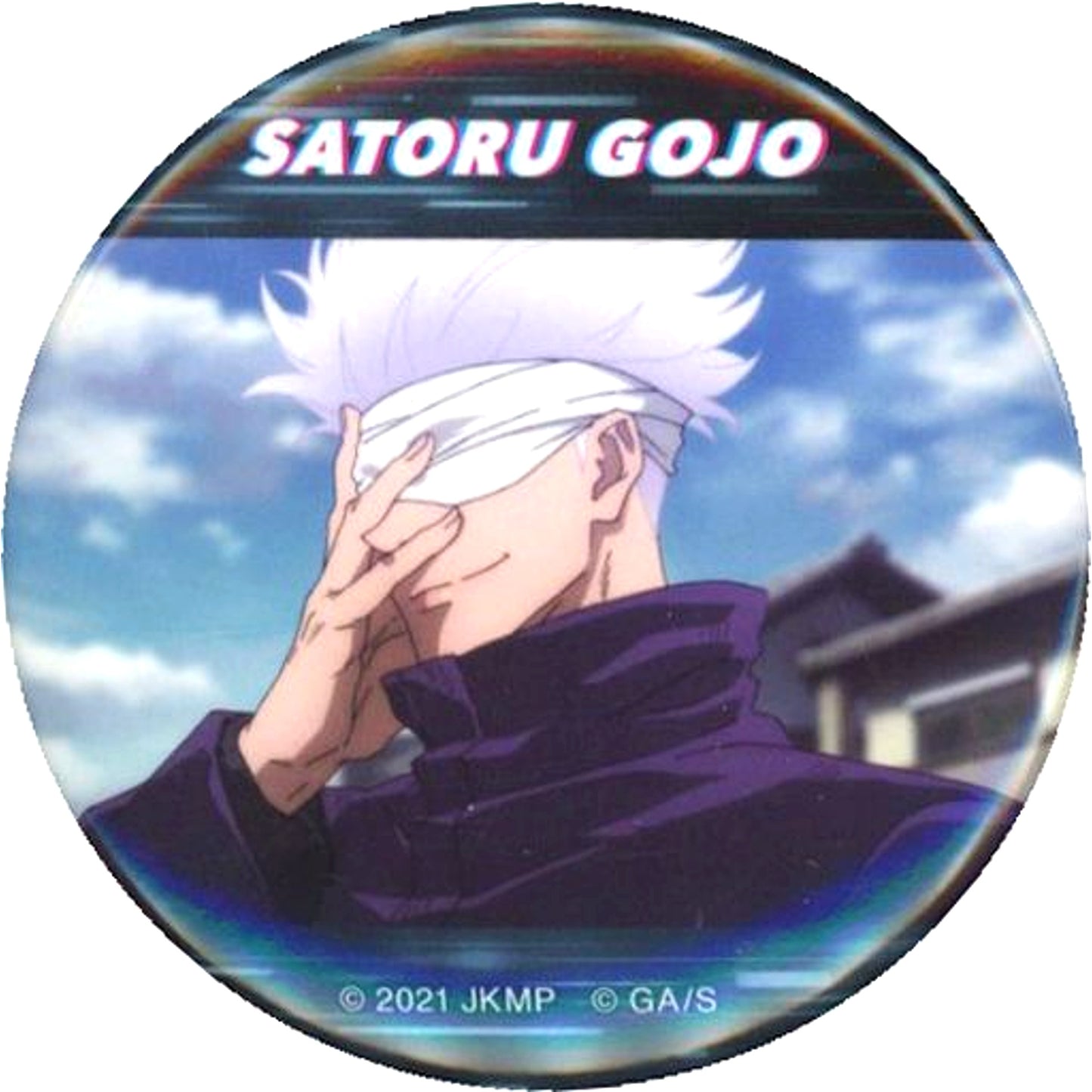Satoru Gojo Blue Sky Jujutsu Kaisen 0 The Movie Chara Button Collection Satoru Gojo BOX [USED]