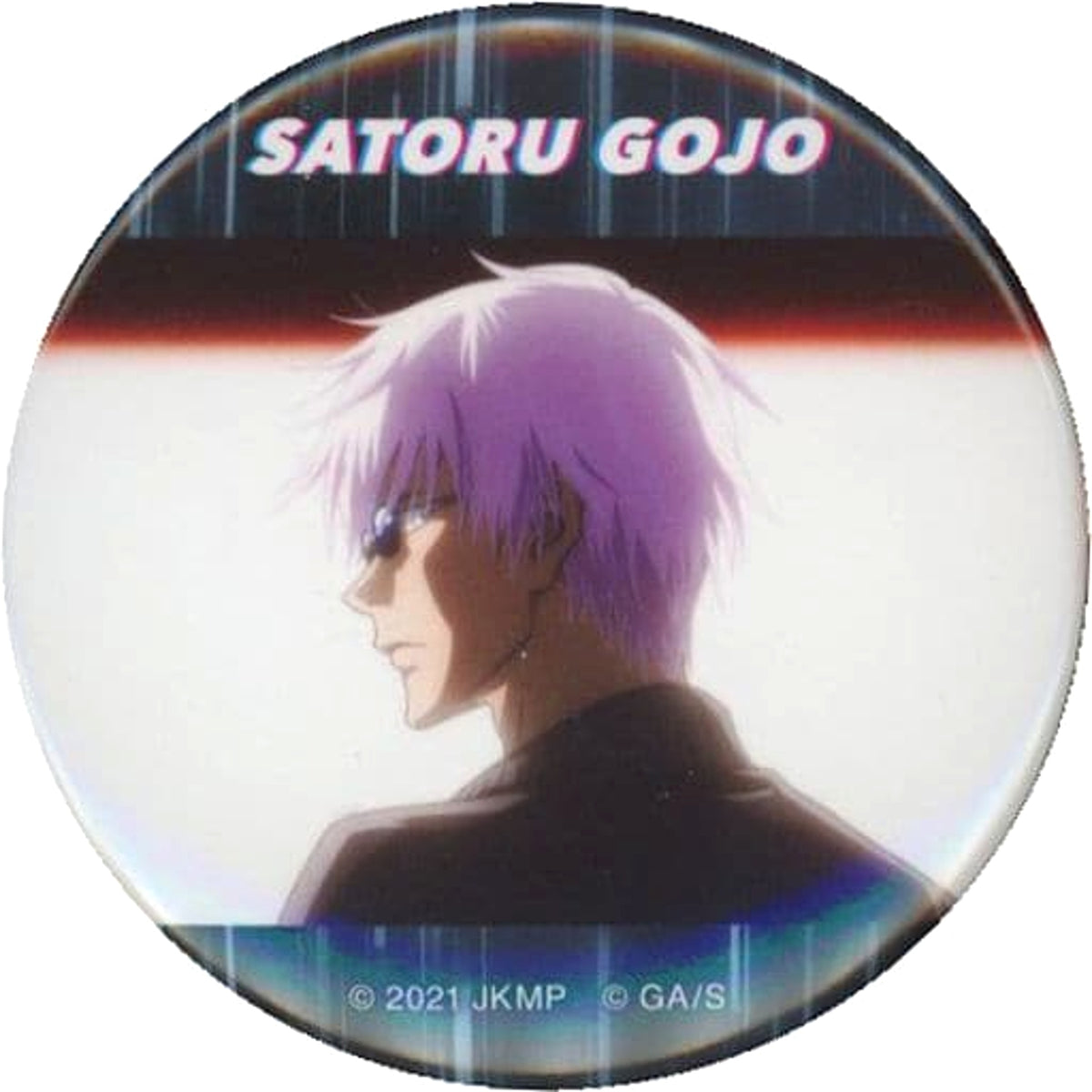 Jujutsu Kaisen 0 Satoru Gojo Sunglasses Look Sideways Character Badge Collection Satoru Gojo Box Buttons [USED]