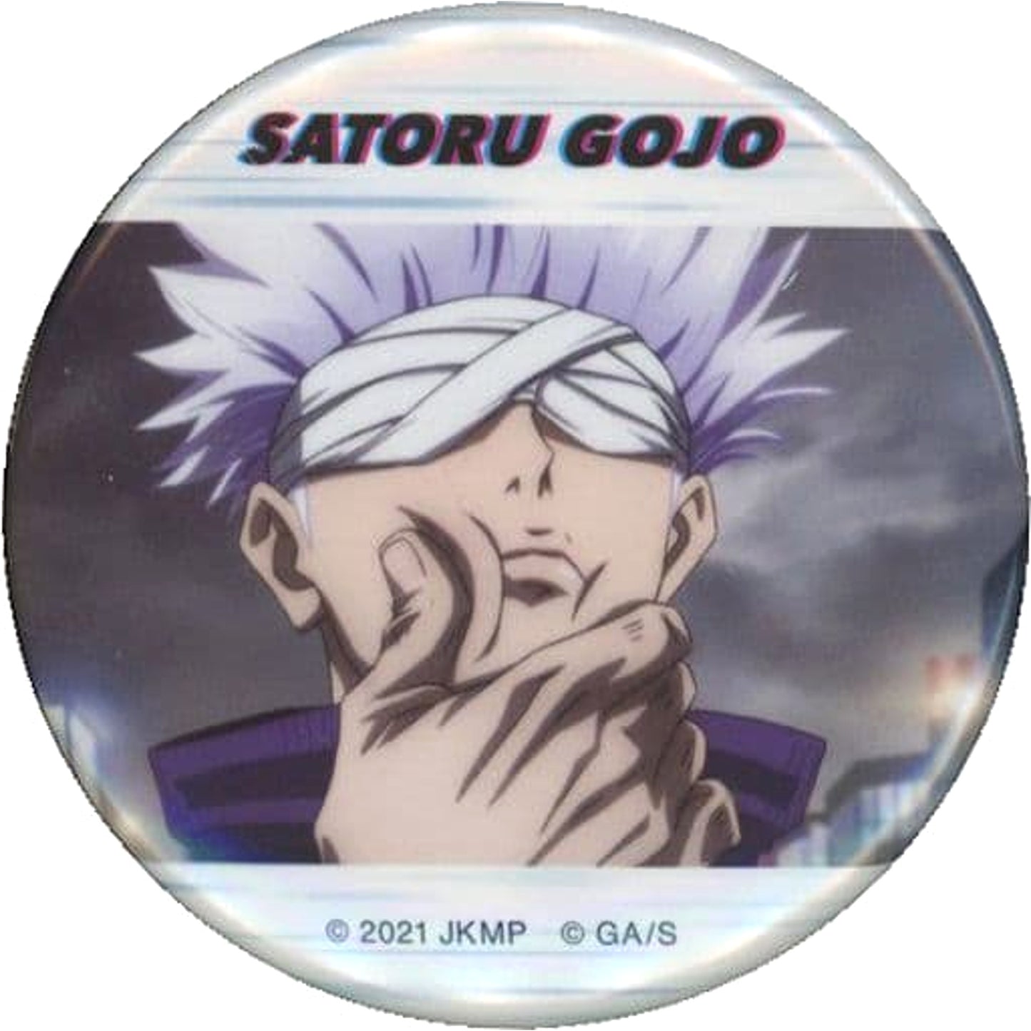 Satoru Gojo Front Jujutsu Kaisen 0 Chara Badge Collection Satoru Gojo Box [USED]