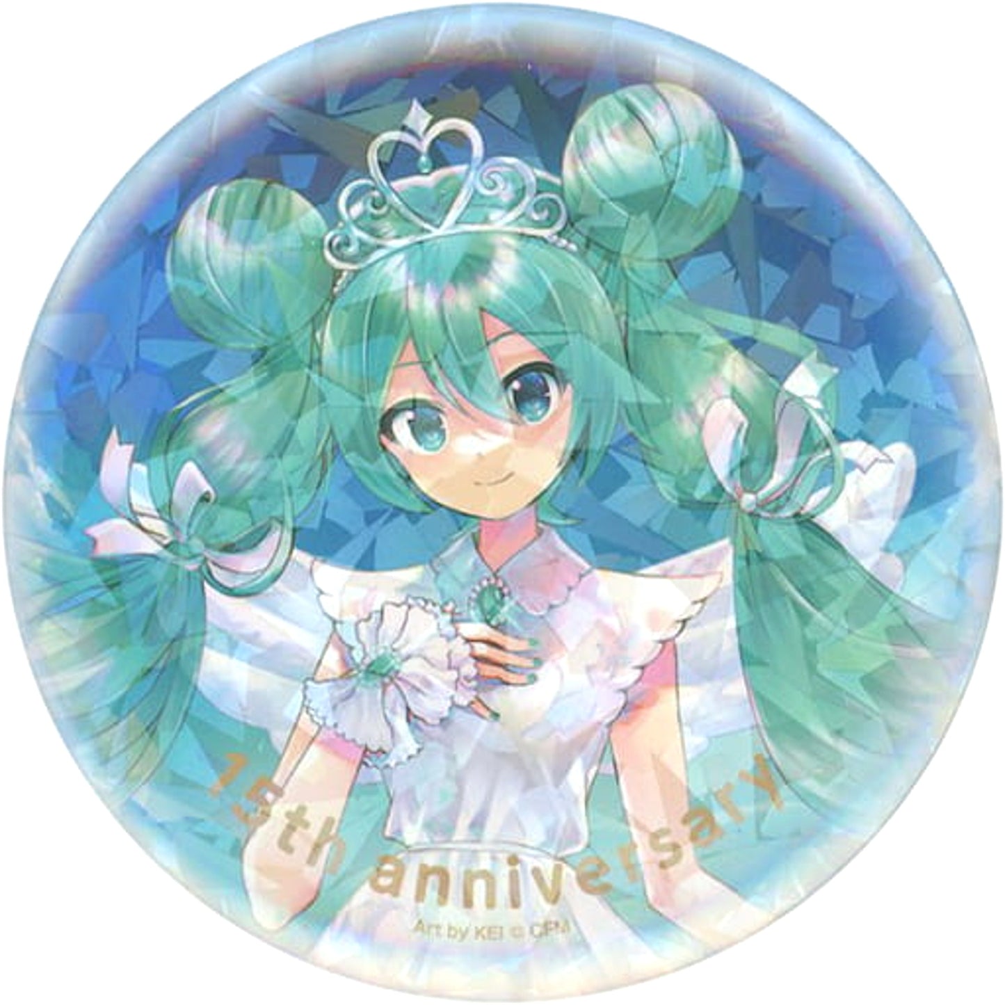 Hatsune Miku Kei Ver. Hatsune Miku Series Button Hatsune Miku 15th Anniversary [USED]