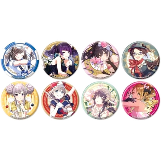THE IDOLM@STER Shiny Colors Kogane Tsukioka & Others Jewelry Can Badges Vol.2 All 8 Types Set Buttons [USED]
