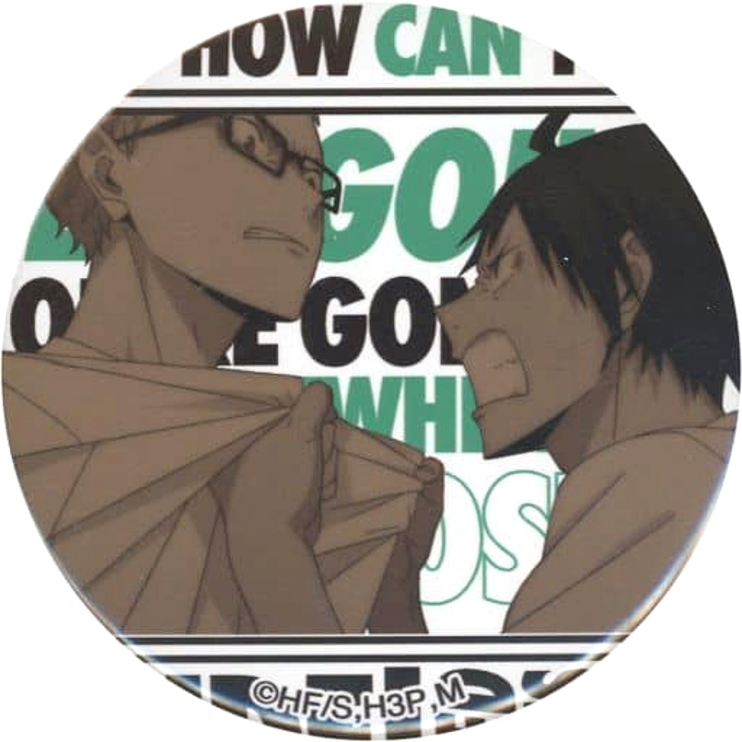 Kei Tsukishima Tadashi Yamaguchi Haikyu!! x WEGO Button [USED]