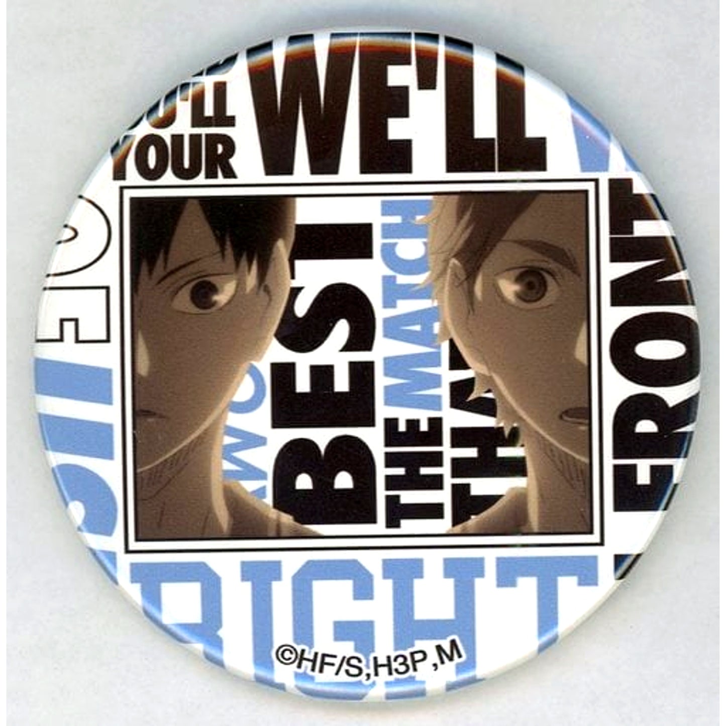 Tobio Kageyama & Koushi Sugawara Haikyu!! Button x WEGO [USED]