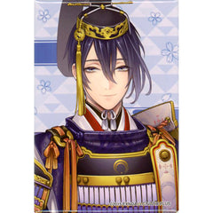 Touken Ranbu ONLINE Mikazuki Munechika Kiwame Square Can Badge Collection Part 1 Buttons [USED]