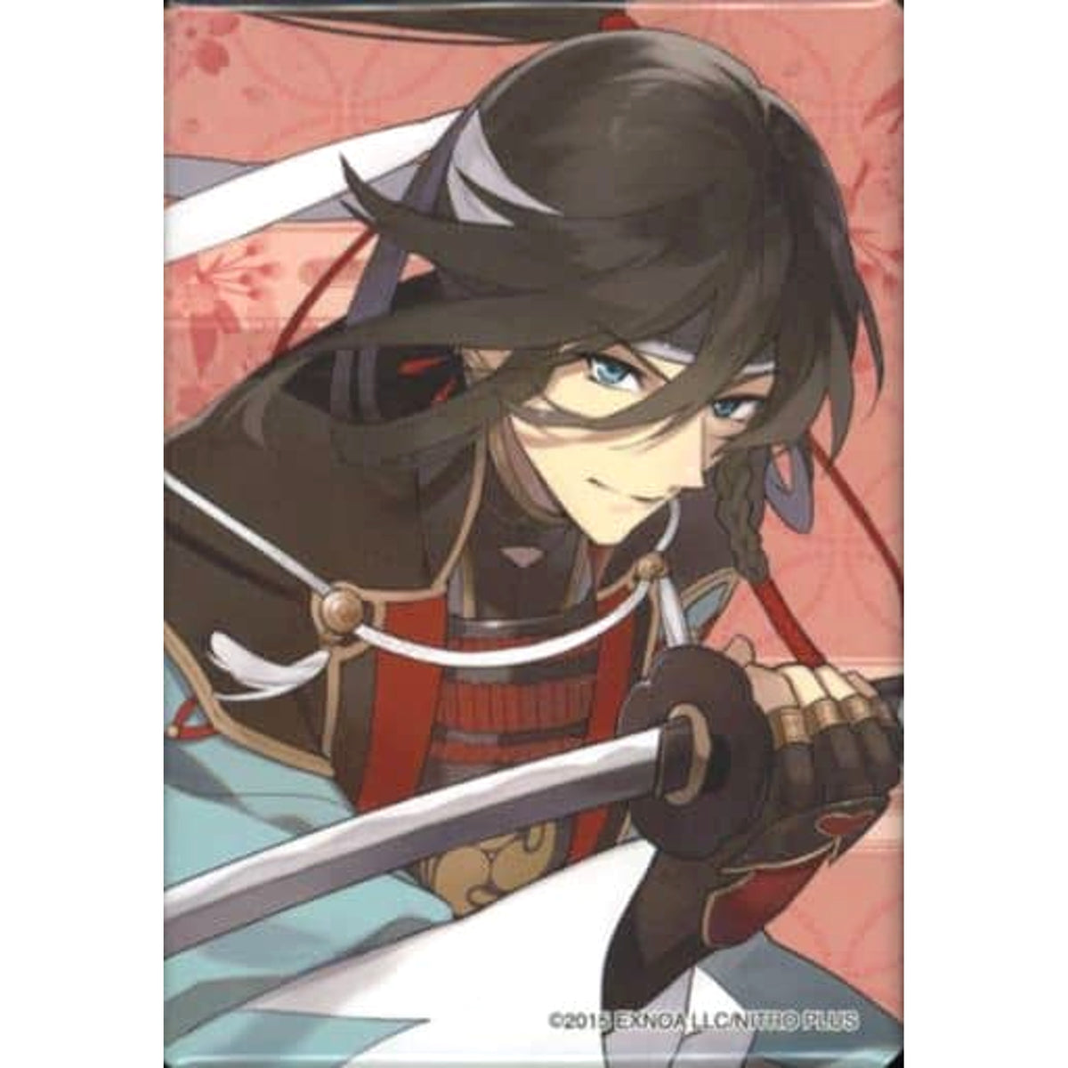 Touken Ranbu ONLINE Izuminokami Kanesada Kiwame Square Can Badge Collection Battle Part 1 Buttons [USED]