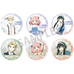 SPY x FAMILY Anya Forger & Others Trading Hologram Can Badge Mix All 6 Types Set Buttons [USED]