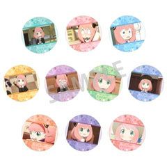 SPY x FAMILY Anya Forger & Others Pick Character Hologram Can Badge Anya 2 All 10 Types Set Buttons [USED]