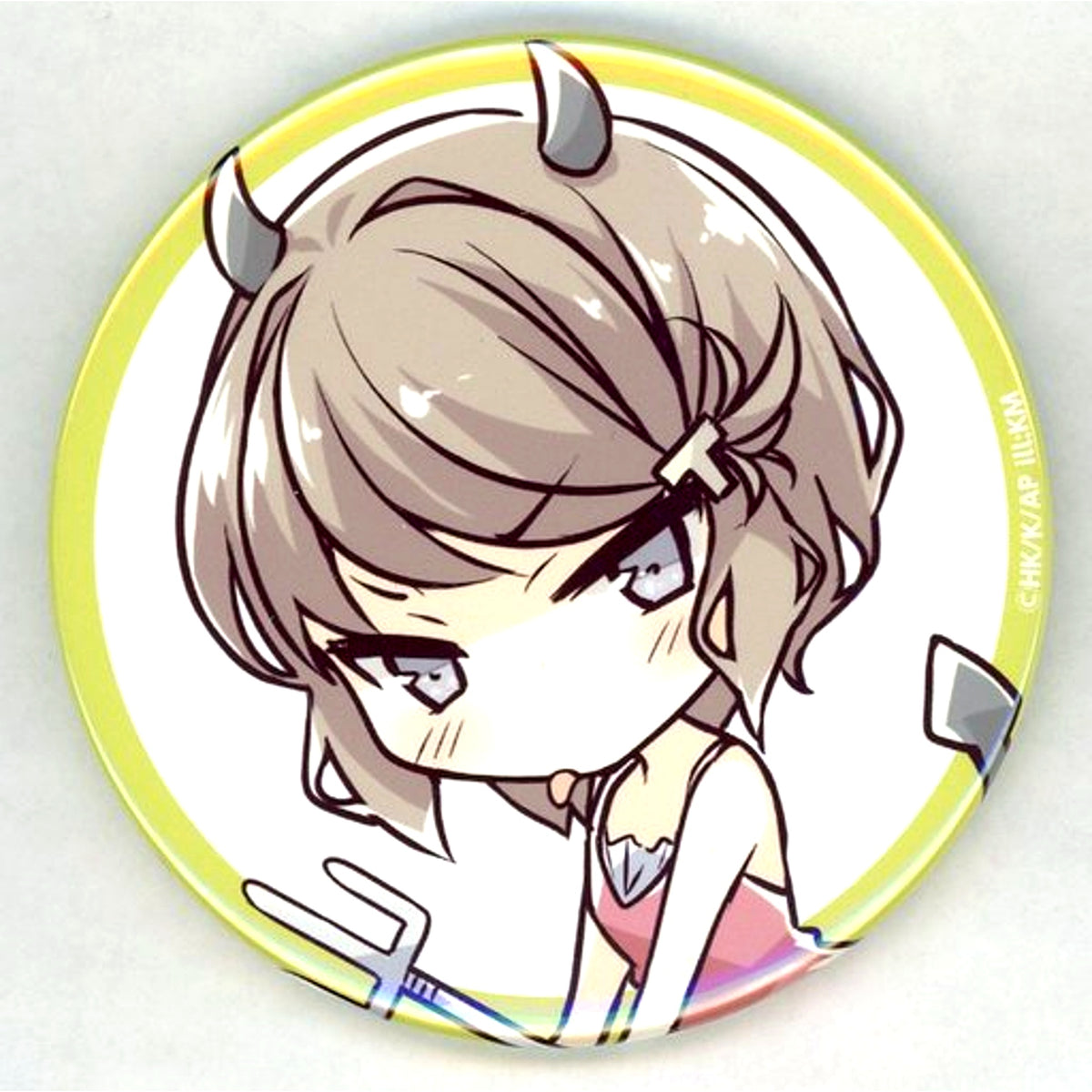 Tomoe Koga Mini Character 2 Button Kujibikido Rascal Does Not Dream Series Online Kuji 2022 Fall D-9 Prize [USED]