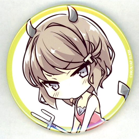 Tomoe Koga Mini Character 2 Button Kujibikido Rascal Does Not Dream Series Online Kuji 2022 Fall D-9 Prize [USED]