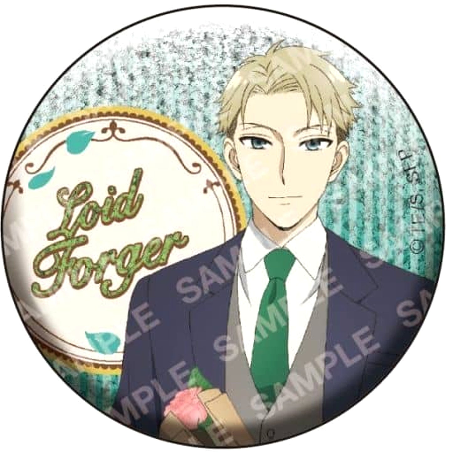 SPY x FAMILY Loid Forger Glitter Can Badge Collection Buttons [USED]