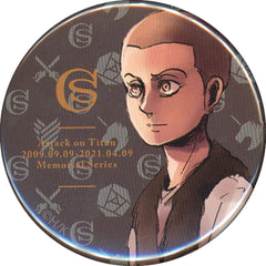 Attack on Titan Connie Springer Trading Can Badge B Ver. Online Exhibition Limited Buttons [USED]
