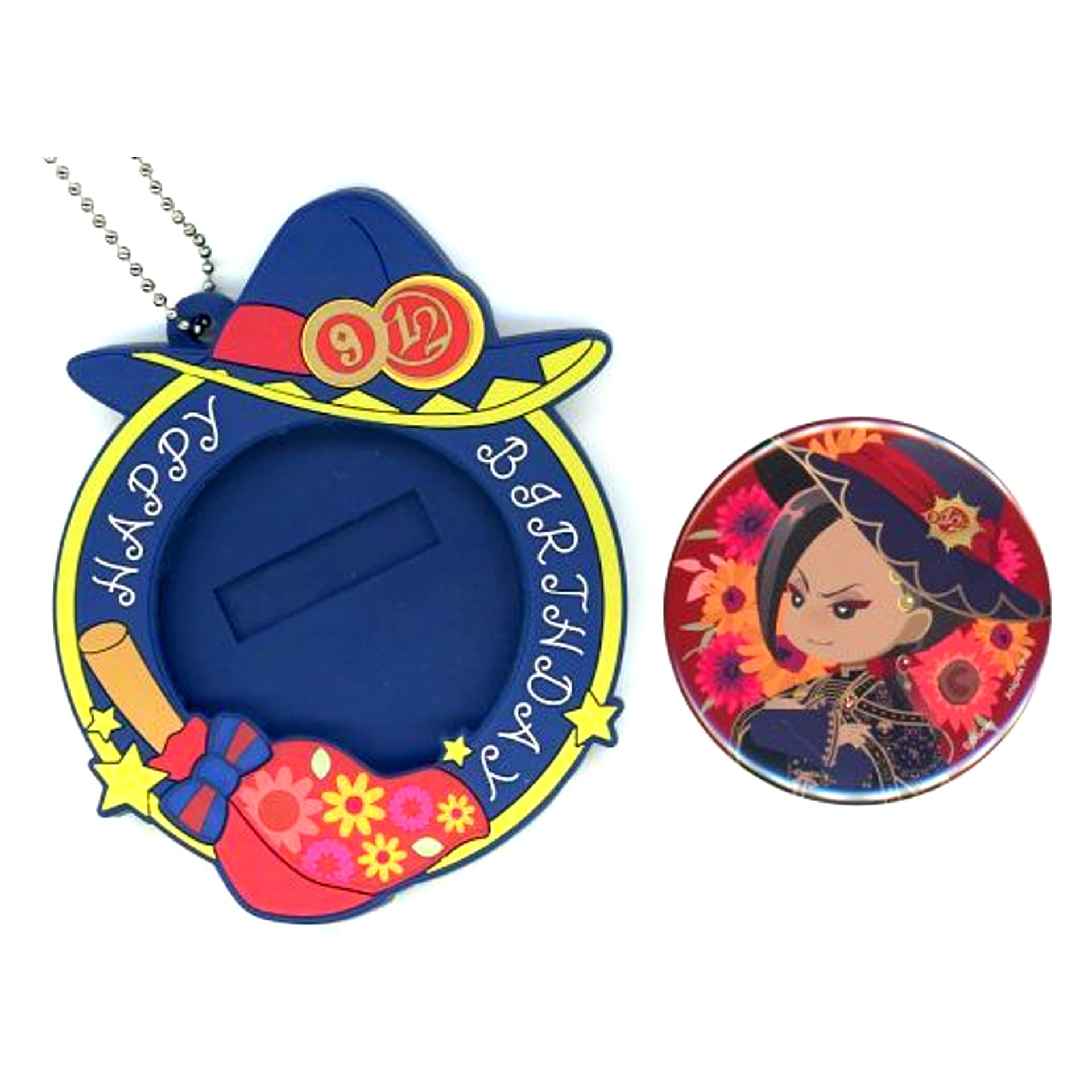 Jamil Viper Bloom Birthday Cover Button Disney Twisted-Wonderland Jamil Birthday Memorial Goods [USED]