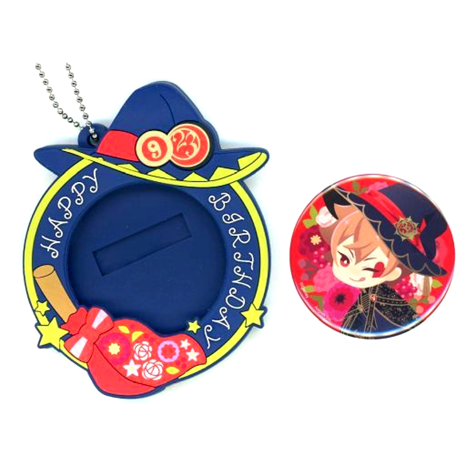 Ace Trappola Disney Twisted-Wonderland Bloom Birthday Button Commemorative Goods [USED]
