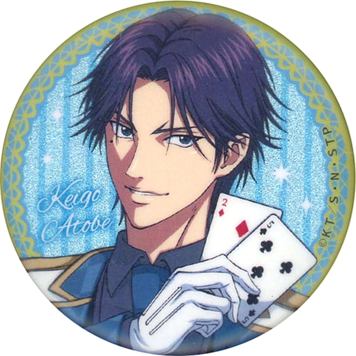 The New Prince of Tennis Keigo Atobe Trading Kirakira Can Badge Pop Up Store The Prince Of Magic in Shibuya Limited Buttons [USED]