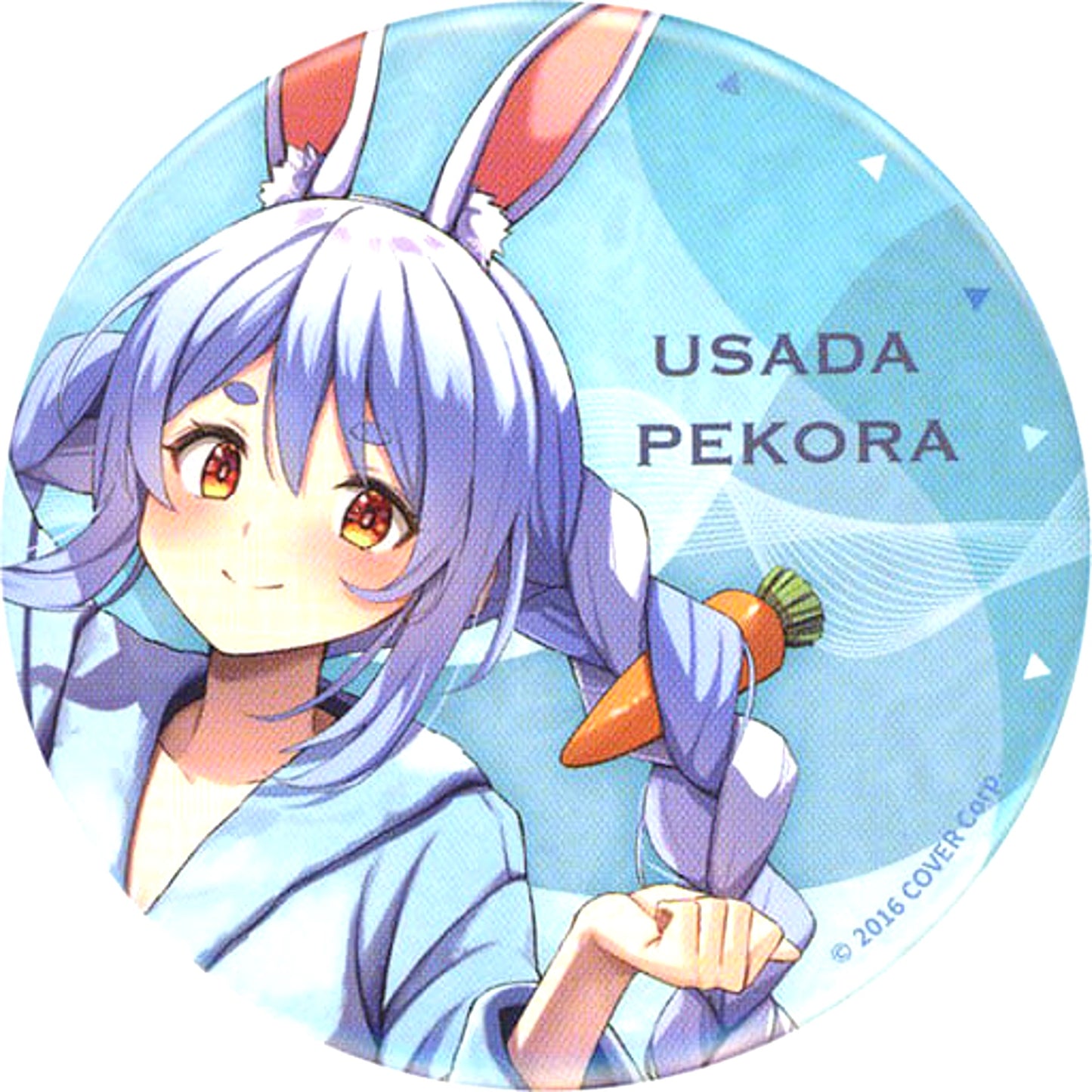 hololive Virtual YouTuber Usada Pekora Bathrobe Ver. hololive x RED TOKYO TOWER Trading Button Full Body Ver. [USED]