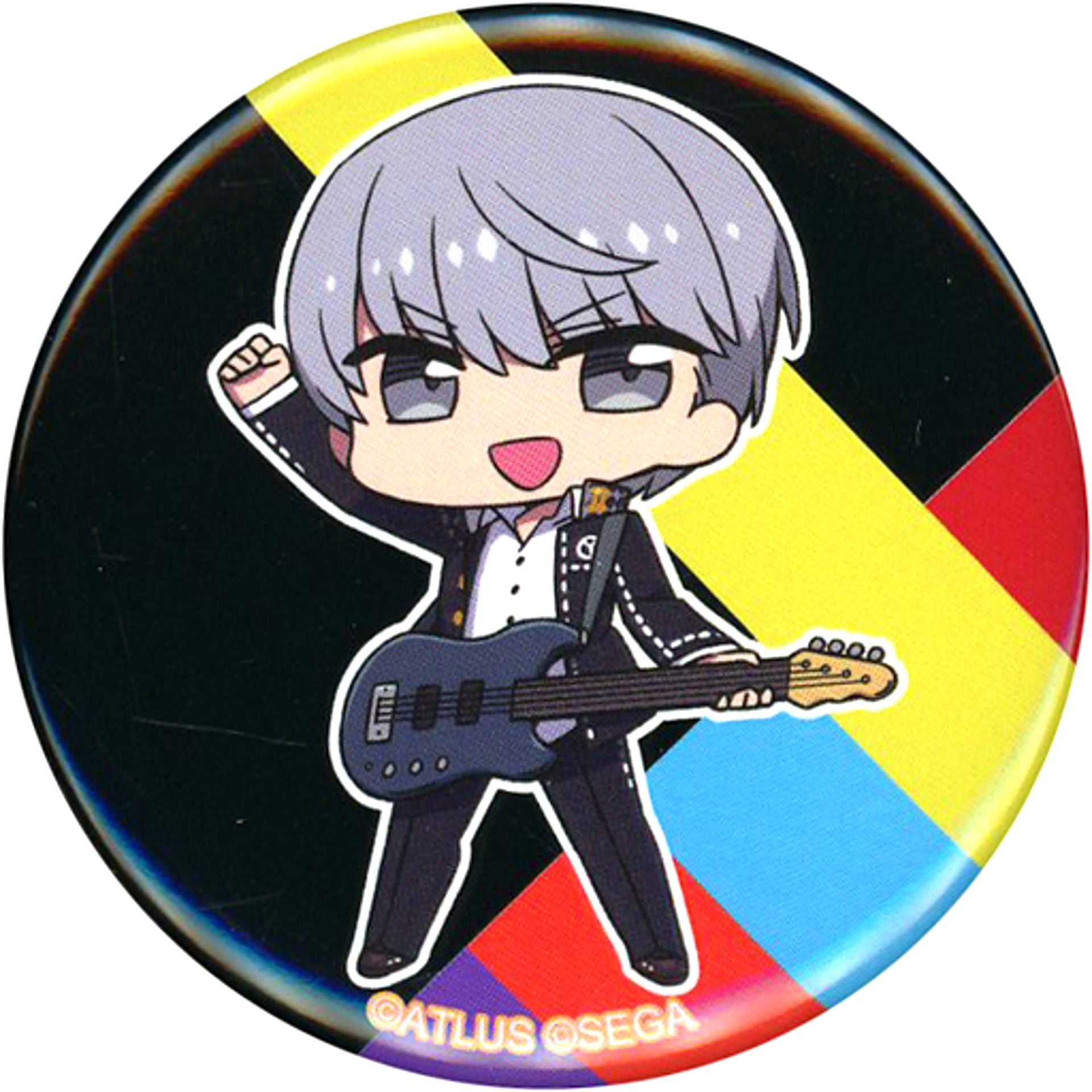 Protagonist Persona 4 Trading P-SOUND Gacha Button PERSONA SUPER LIVE P-SOUND WISH 2022 Crossing Journeys [USED]