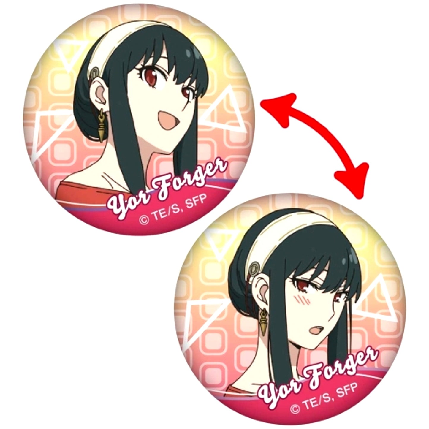 Yor Forger SPY x FAMILY Changing Badge [USED]