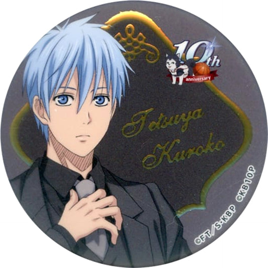 Kuroko's Basketball Tetsuya Kuroko Trading Foil-Stamped Can Badge 2022 Summer 10th Anniversary Pop-Up Store in Marui Limited Buttons [USED]