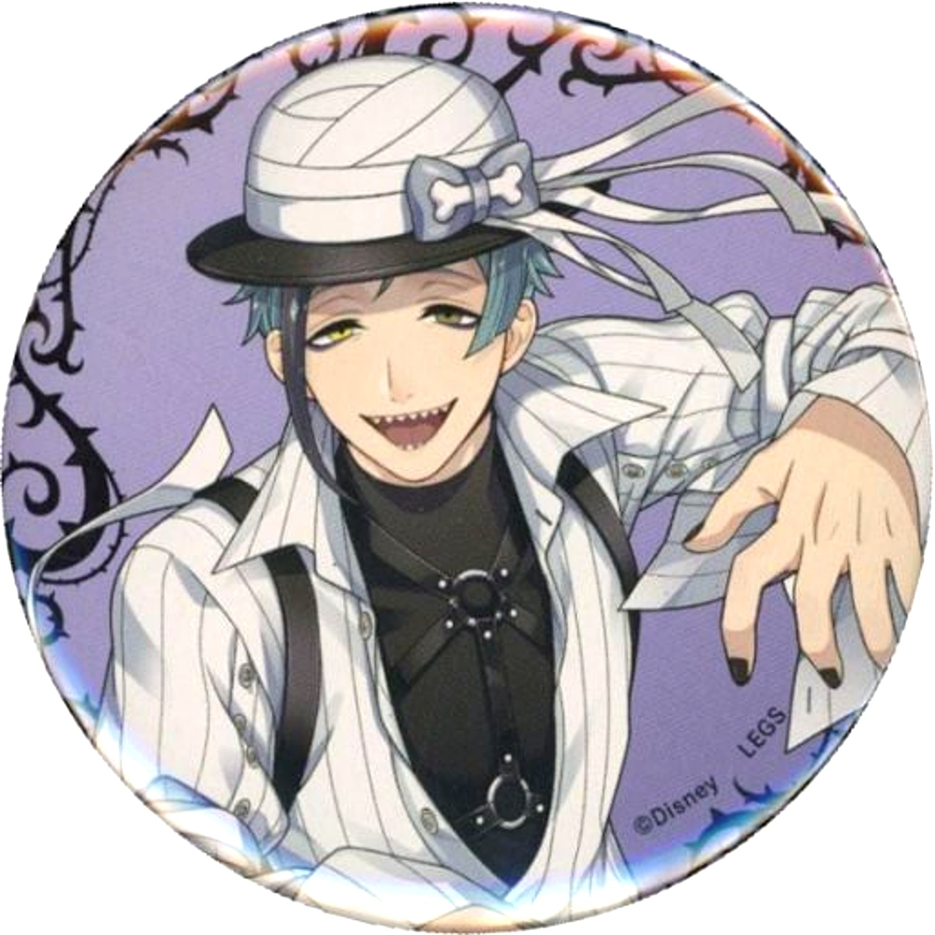 Floyd Leech Disney Twisted-Wonderland Big Button OH MY CAFE 3rd [USED]