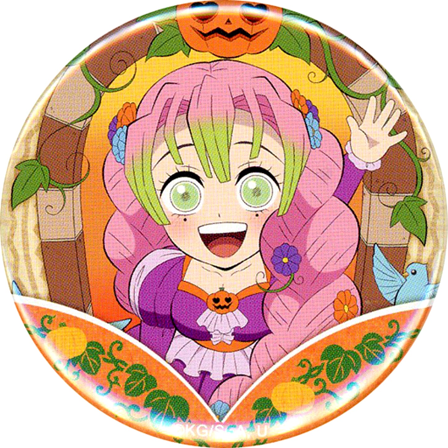 Mitsuri Kanroji Demon Slayer ufotable Cafe Machi Asobi CAFE Halloween Event 2022 Random Button A Normal [USED]