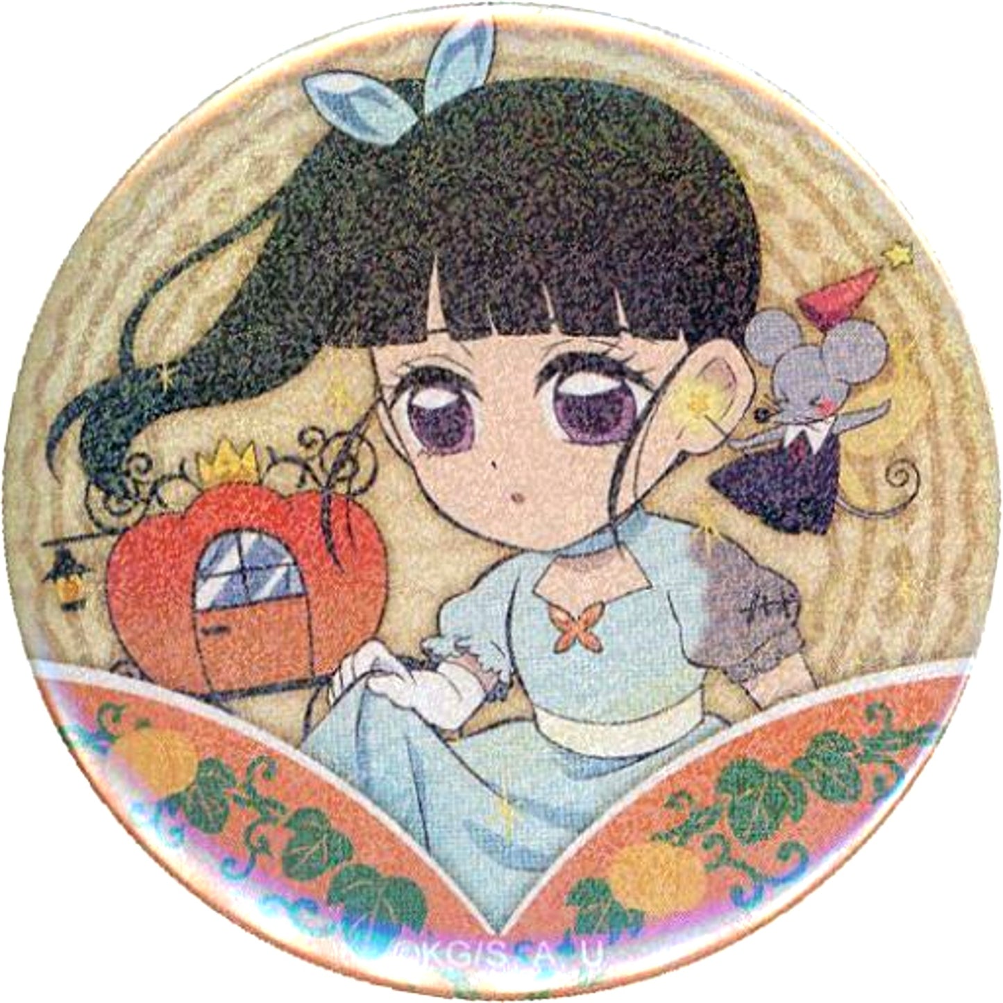 Kanao Tsuyuri Demon Slayer ufotable Cafe Machi Asobi CAFE Halloween Event 2022 Random Button A Glitter [USED]