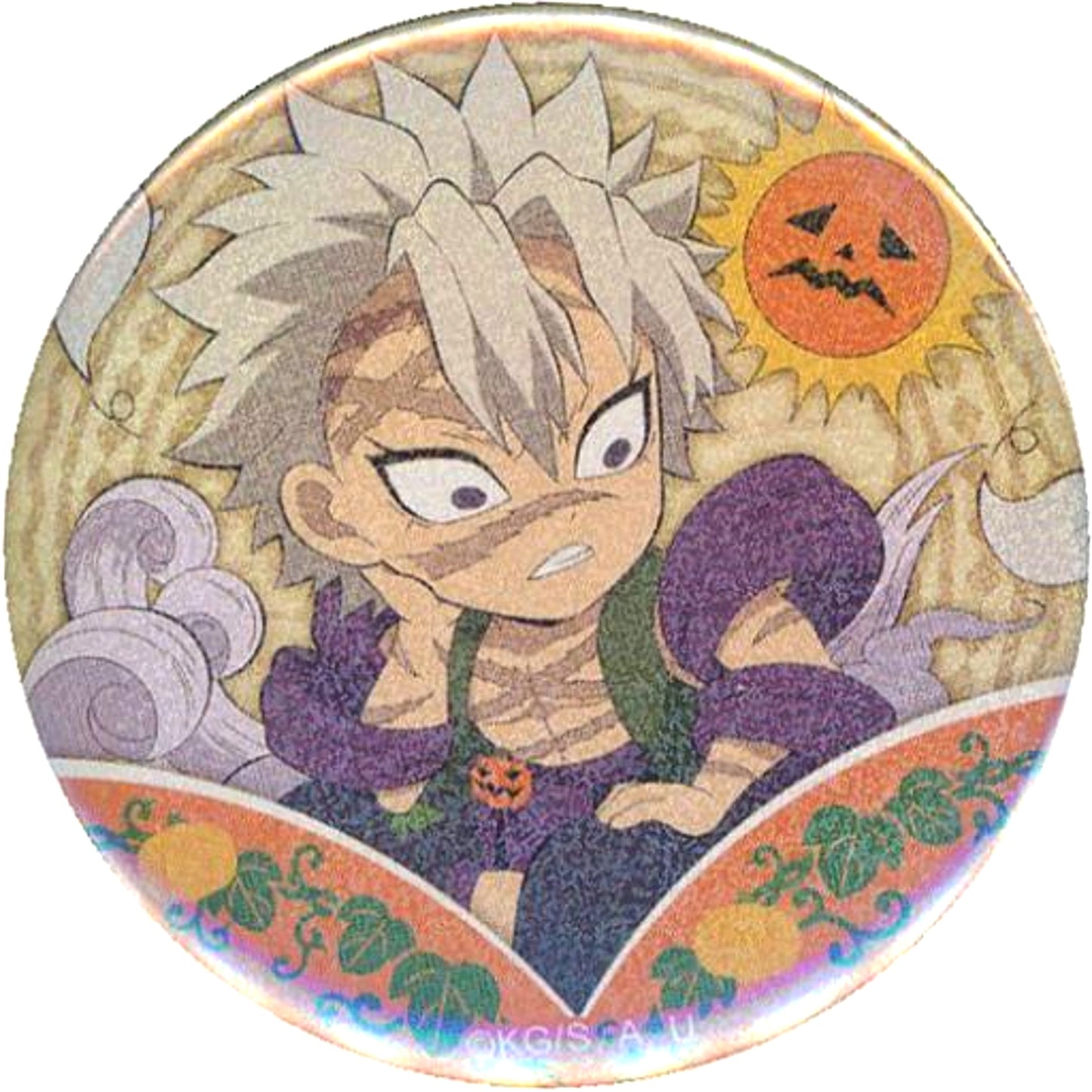Sanemi Shinazugawa Demon Slayer: Kimetsu no Yaiba Glitter ufotable Cafe Machi Asobi CAFE Halloween Event 2022 Random Button A [USED]