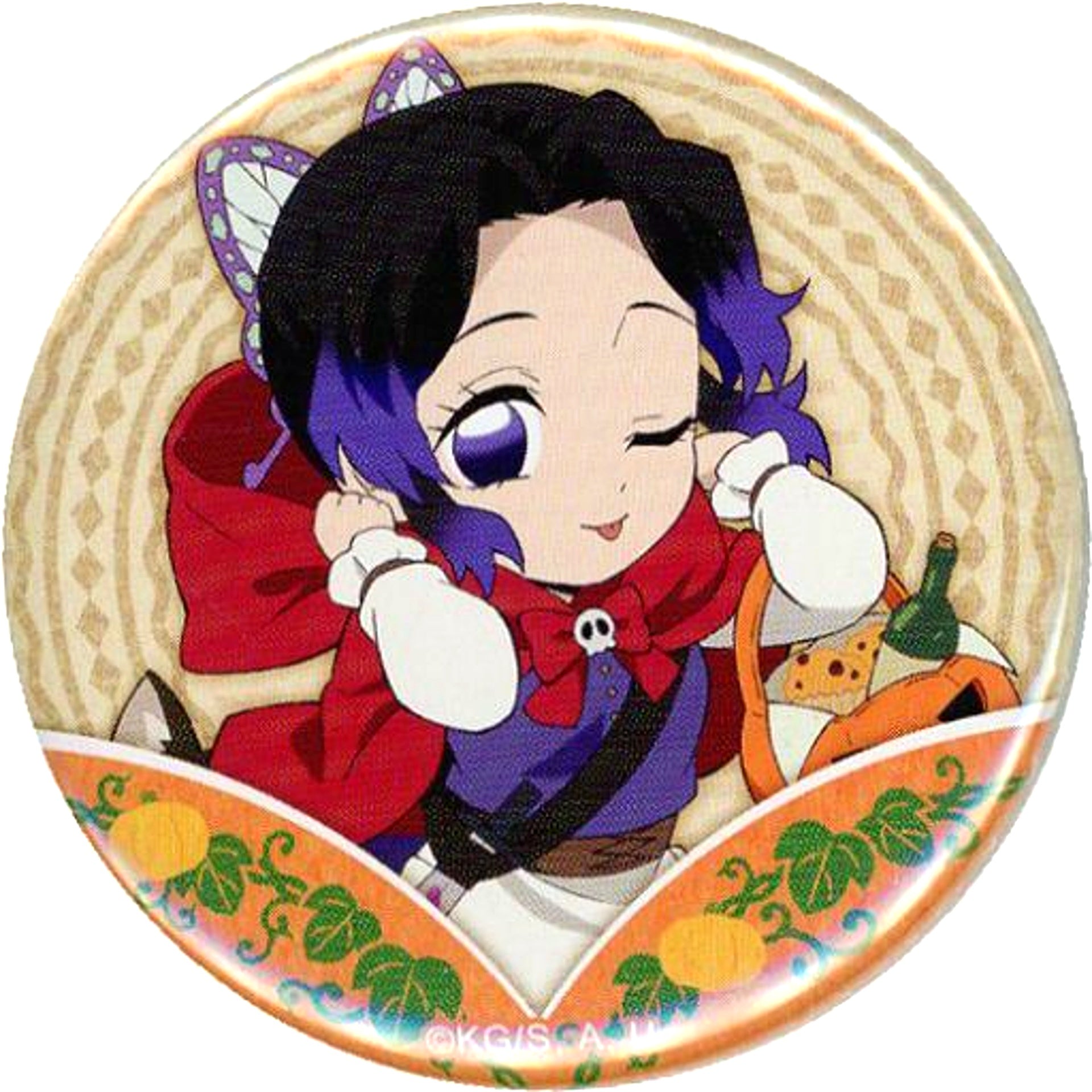 Shinobu Kocho Demon Slayer ufotable Cafe Machi Asobi CAFE Halloween Event 2022 Random Button B Normal [USED]