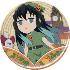 Demon Slayer: Kimetsu no Yaiba Muichirou Tokitou Random Can Badge B Ufotable Cafe Machi Asobi Cafe Halloween Event 2022 Limited Buttons [USED]