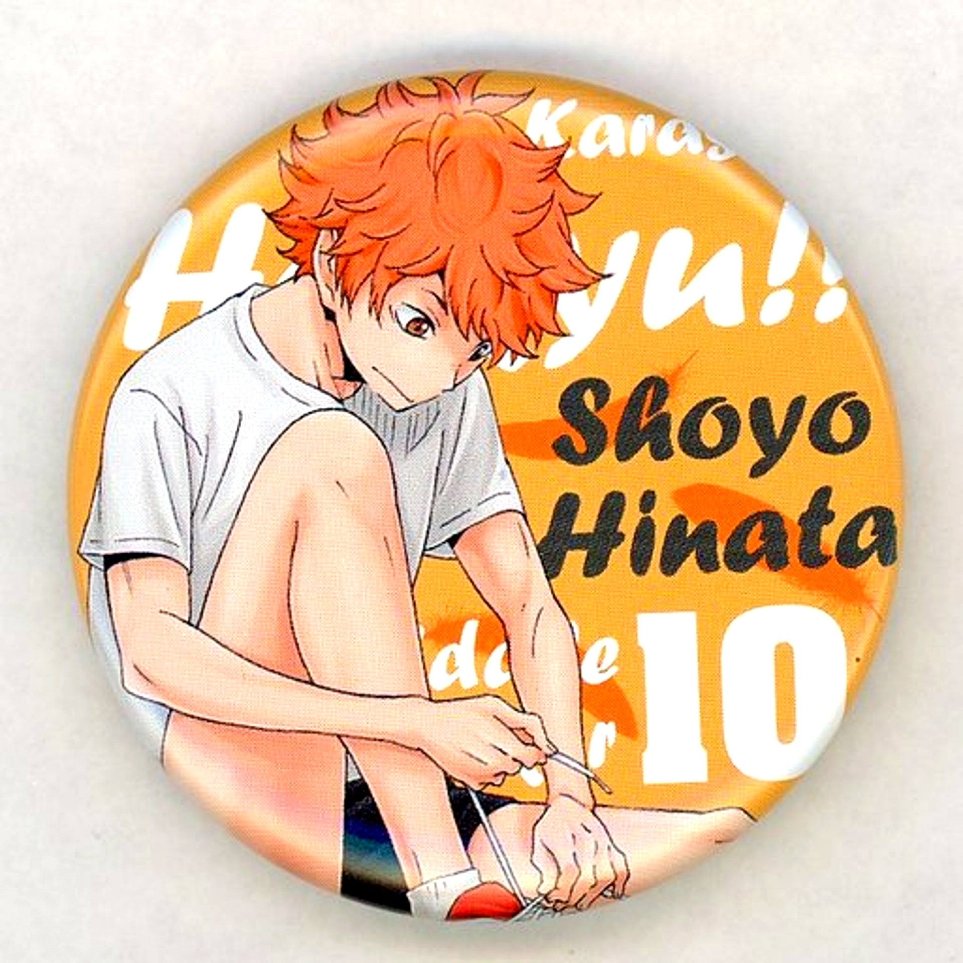 Shoyo Hinata Haikyu!! Button Preparation [USED]