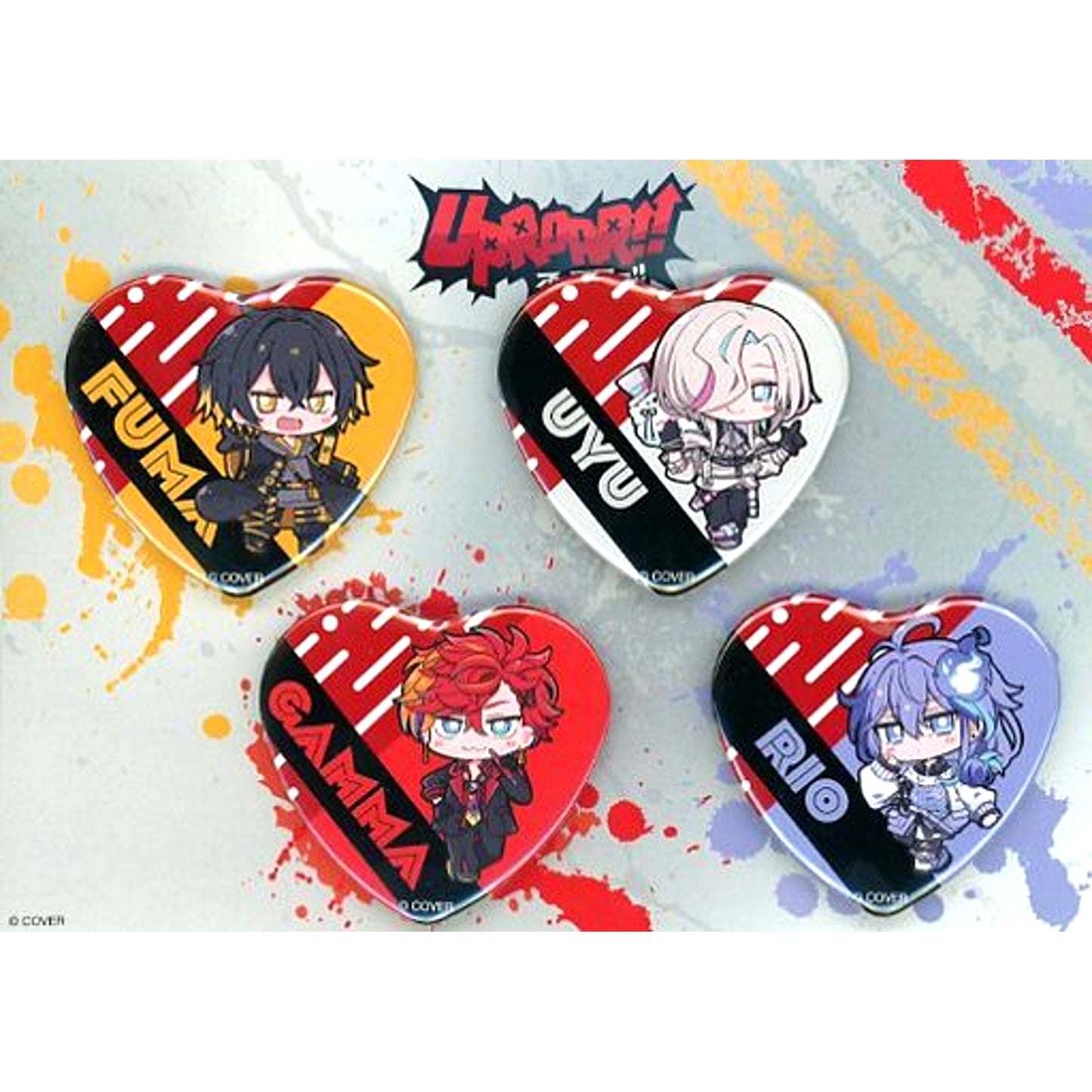 UPROAR Holostars Button Set Virtual YouTuber Ichioshi Talk in harevutai [USED]