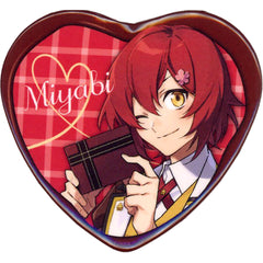 VTuber Holo Stars Hanasaki Miyabi Xia Sensei Newly Drawn Blind Packaged Can Badge Net Oshaberi Festival on Valentine Day Limited Buttons [USED]