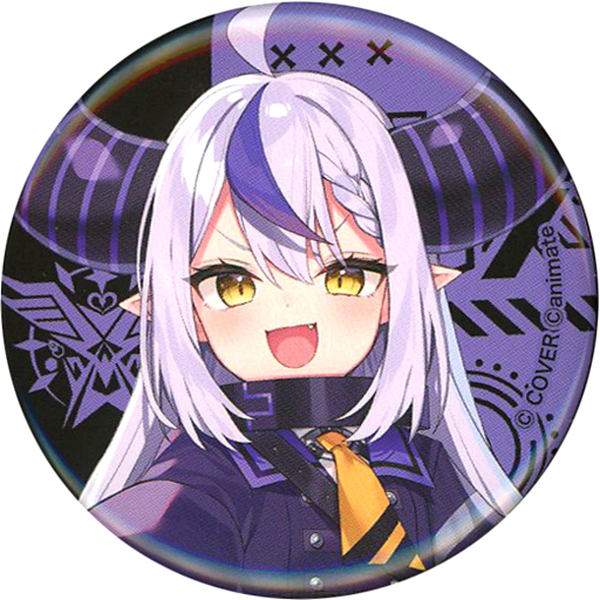 Laplus Darknesss Virtual YouTuber Hololive Secret Society holoX Character Button [USED]