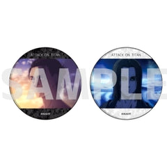 Attack on Titan Ellen Yeager 2nd Edition Ver. Can Badge Set of 2 Buttons [USED]