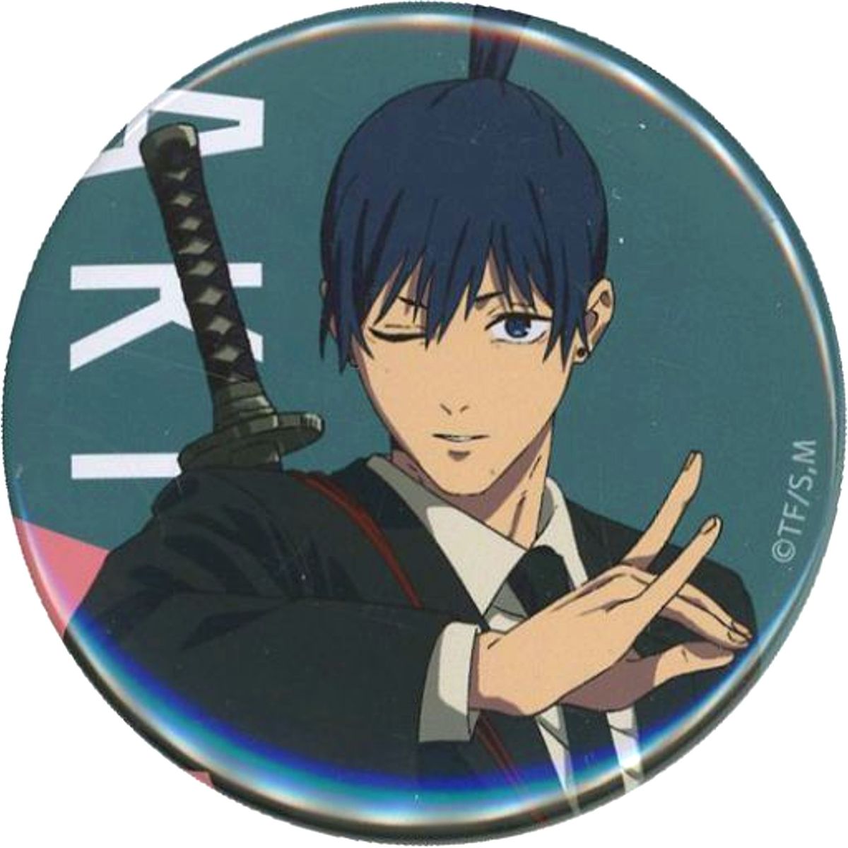 Aki Hayakawa Chainsaw Man POP UP SHOP in PARCO Full Body Button [USED]