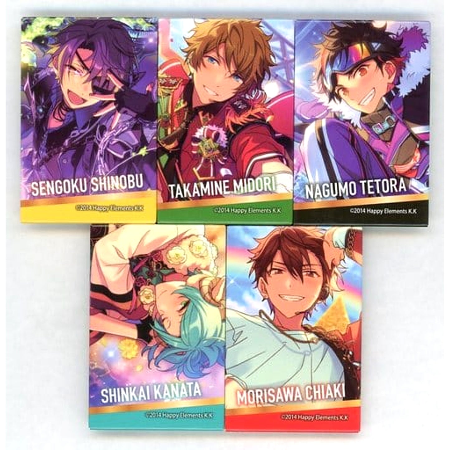 Ryuseitai Ensemble Stars! 5 Piece Set Square Badge Loppi HMV&Books Online Limited [USED]