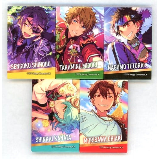 Ryuseitai Ensemble Stars! 5 Piece Set Square Badge Loppi HMV&Books Online Limited [USED]