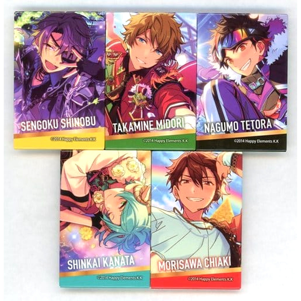 Ensemble Stars! Ryuseitai Square Badge Loppi HMV&Books Online Limited 5 Piece Set Buttons [USED]