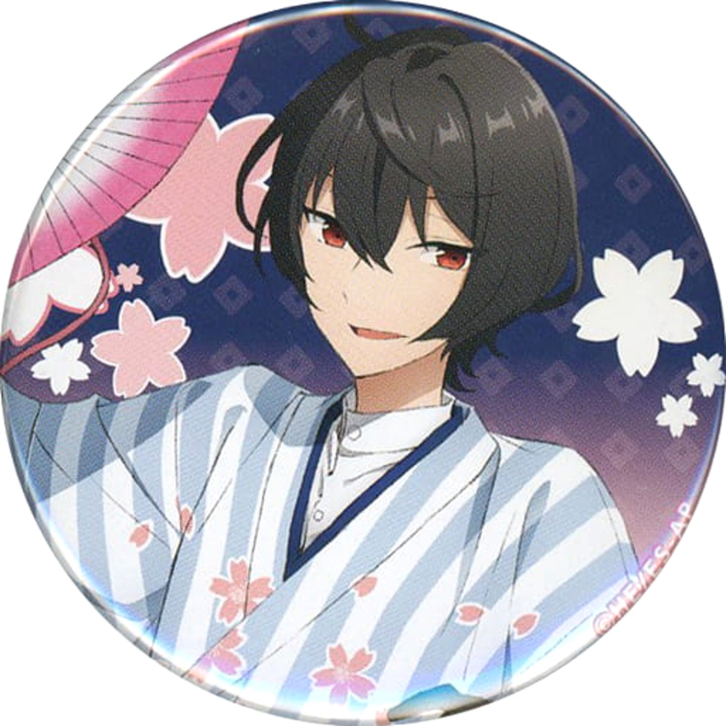 Ensemble Stars! Ritsu Sakuma Can Badge animatecafe 2nd Edition Limited Buttons [USED]