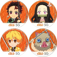 Set of 4 Demon Slayer Button Visit Bonus au [USED]