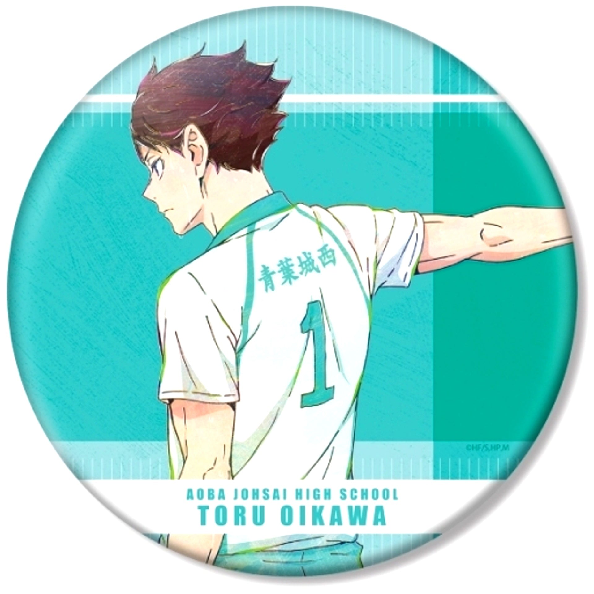 Toru Oikawa Haikyu!! Ani-Art Vol. 7 BIG Button [USED]