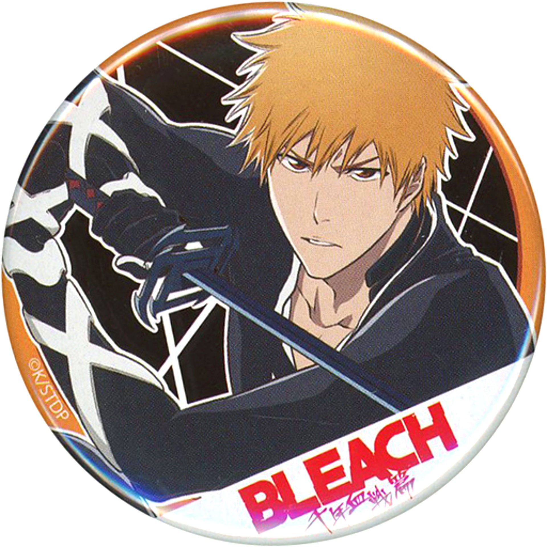 Ichigo Kurosaki BLEACH Thousand-Year Blood War x Karaoke Manekineko Trading Button [USED]
