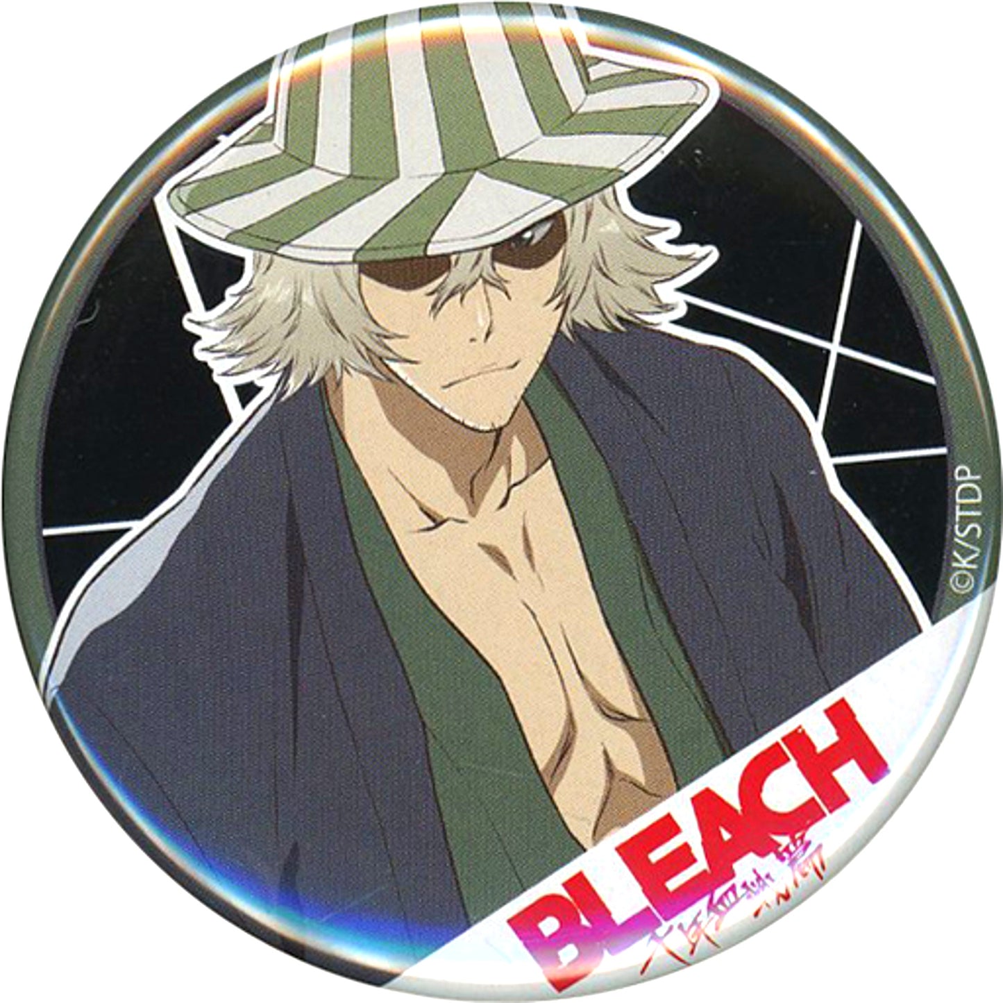 Kisuke Urahara BLEACH Thousand-Year Blood War x Karaoke Manekineko Trading Button [USED]