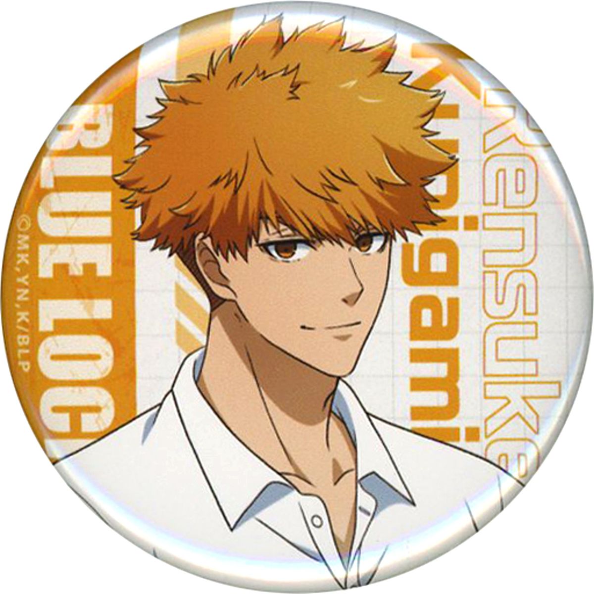 Rensuke Kunigami Cafe Staff Blue Lock x GiGO Collab Cafe Button [USED]