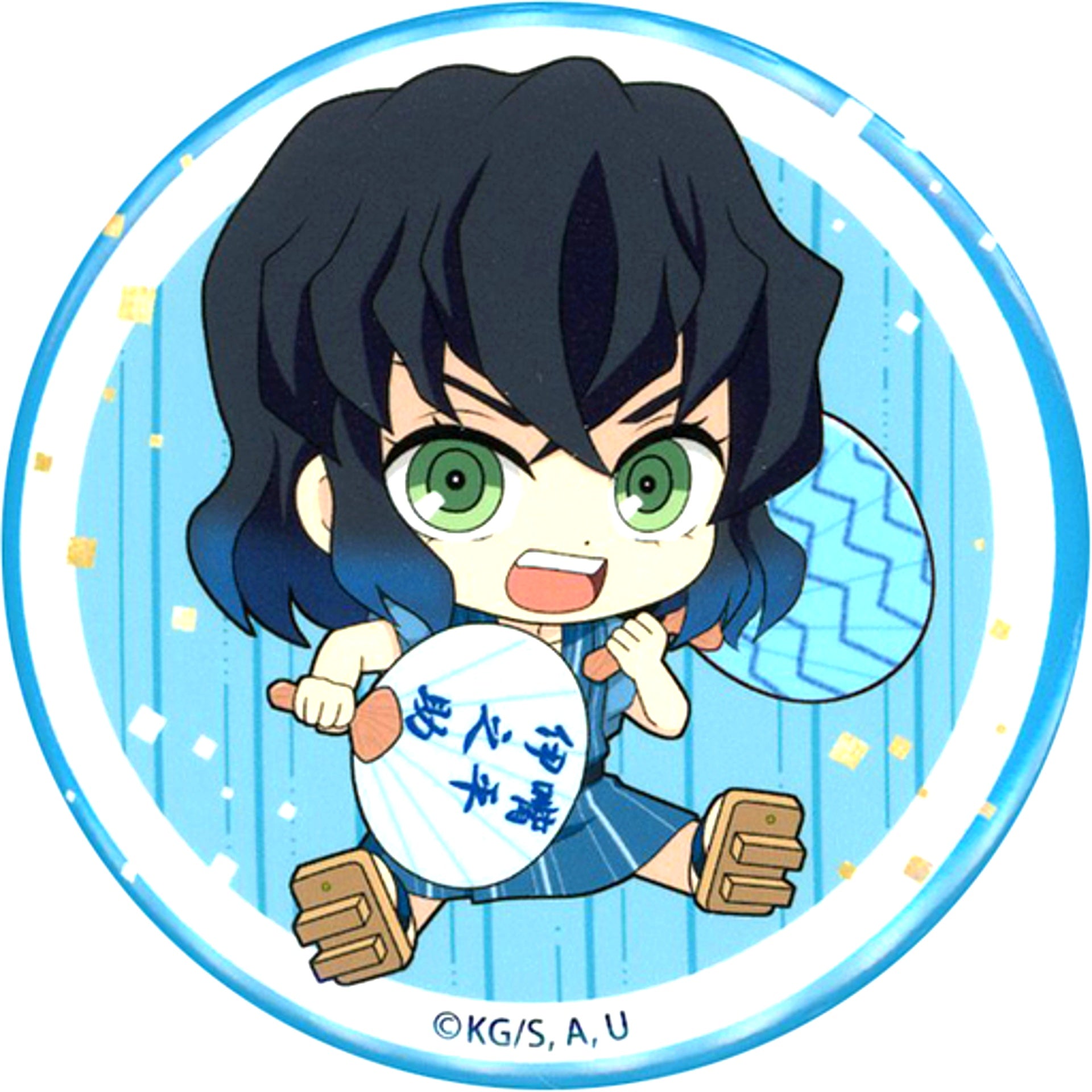 Inosuke Hashibira Demon Slayer: Kimetsu no Yaiba Petanko Button Summer Festival Ver. Vol.1 [USED]