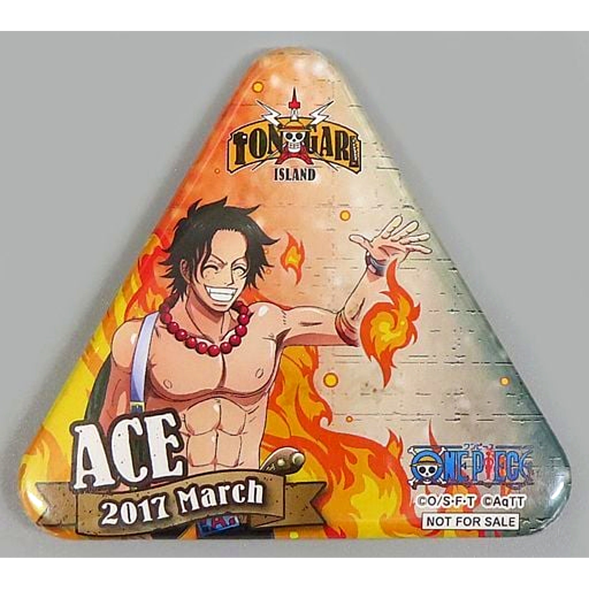 Portgas D. Ace One Piece 2017 March Tongari Button Tongari Island Mission Prize [USED]