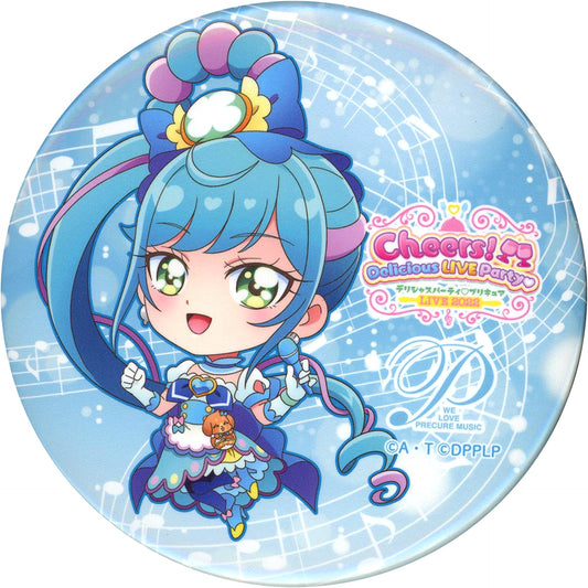 Cure Spicy - Deformed Delicious Party Precure LIVE 2022 Cheers! Delicious LIVE Party Badge [USED]