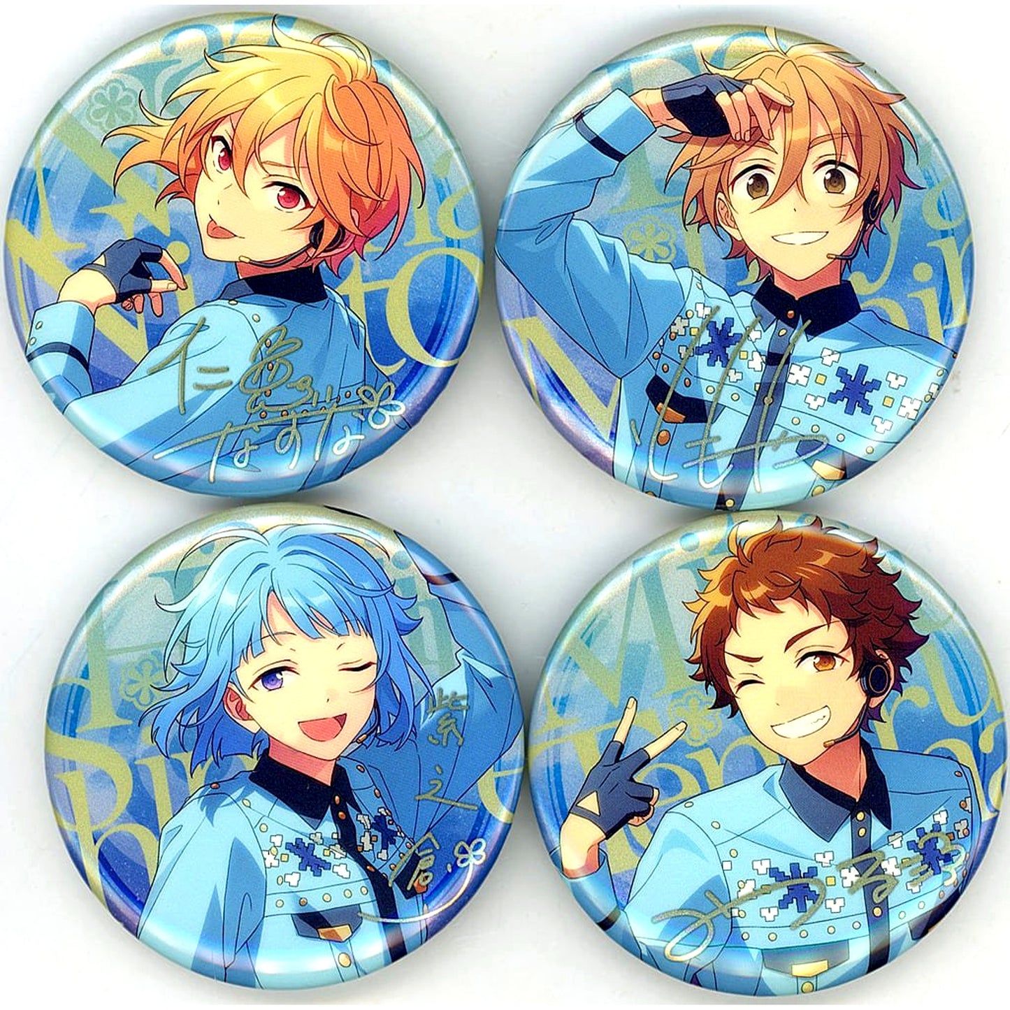 Ra*bits Ensemble Stars!! Gunsei Button Set China 6th Anniversary Goods [USED]