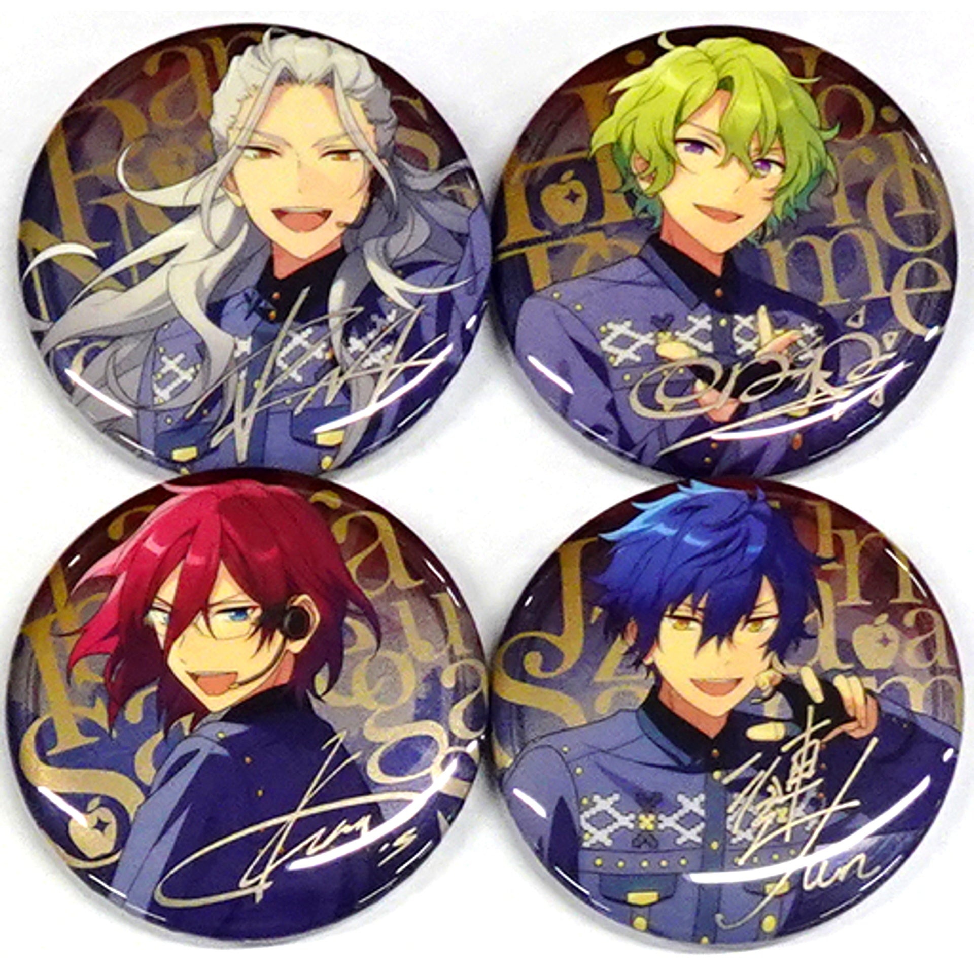 Eden Qunxing Badge Set Ensemble Stars!! China 6th Anniversary Goods [USED]
