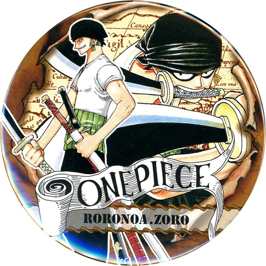 Roronoa Zoro One Piece Collection Button Vol.1 [USED]