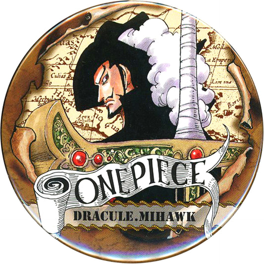 Dracule Mihawk One Piece Collection Button Vol.1 [USED]